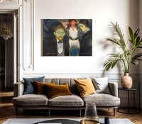 Jealousy 1907 By Edvard Munch Fine Art Print