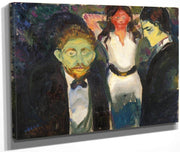 Jealousy 1907 By Edvard Munch Fine Art Print