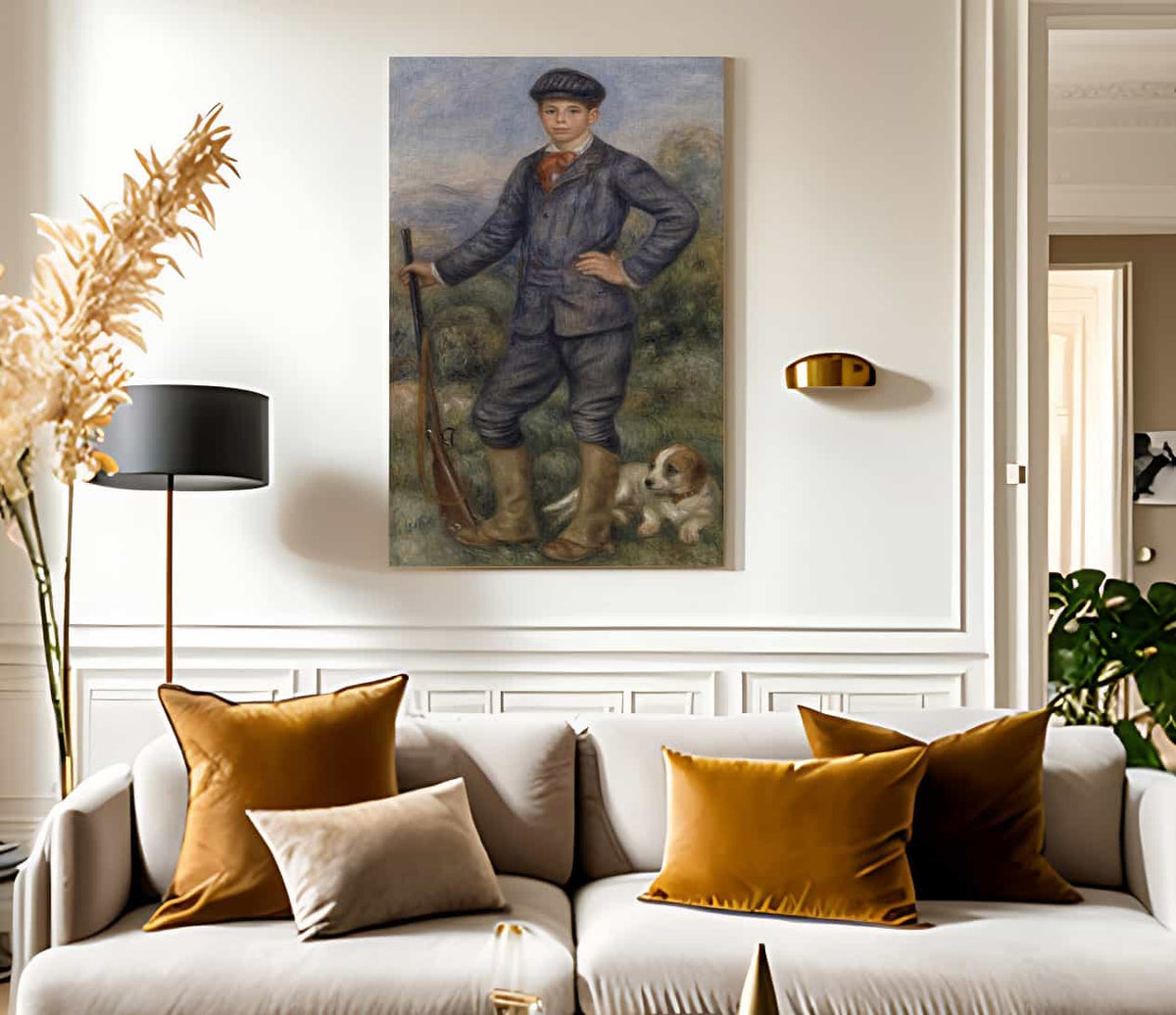 Jean As A Huntsman By Pierre Auguste Renoir Fine Art Print