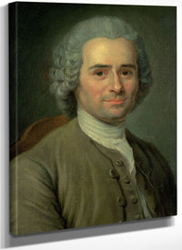 Jean Jacques Rousseau (1712 78) By Maurice Quentin De La Tour Fine Art Print