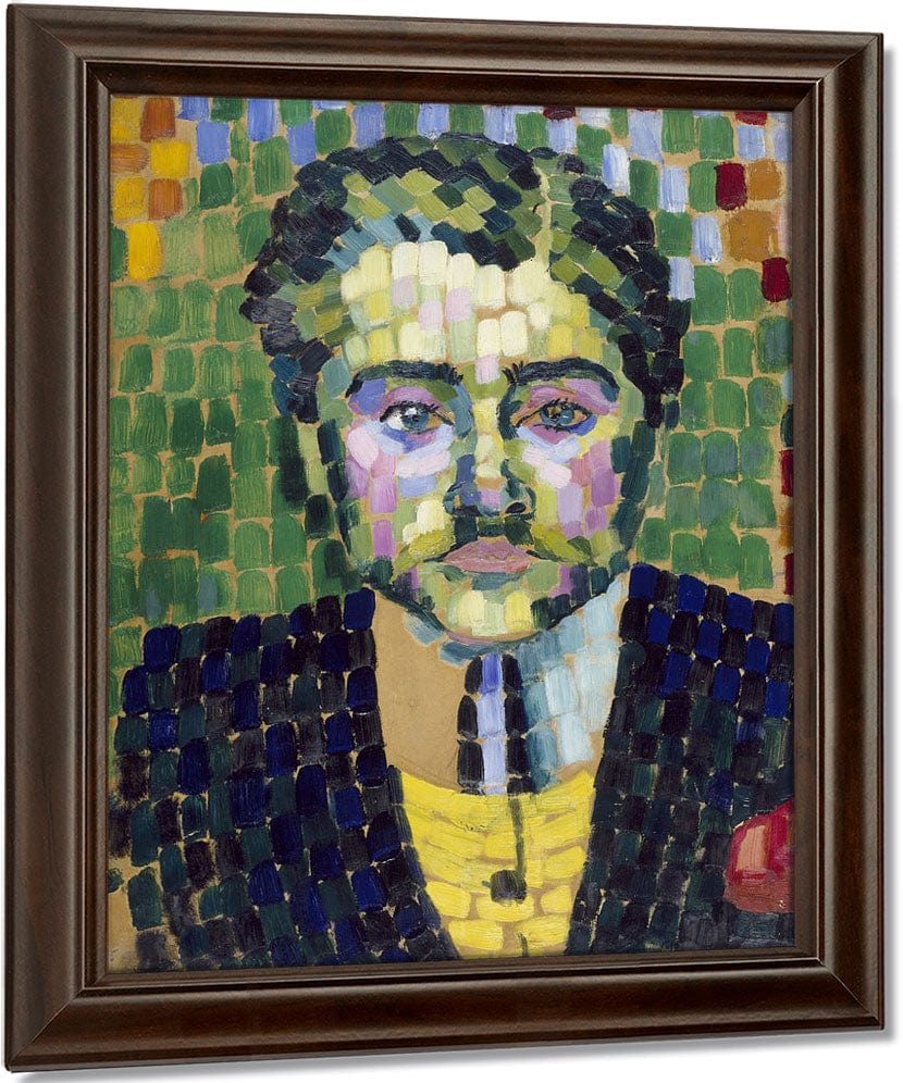 Jean Metzinger By Robert Delaunay Fine Art Print