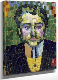 Jean Metzinger By Robert Delaunay Fine Art Print