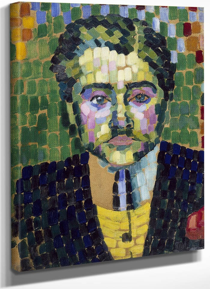 Jean Metzinger By Robert Delaunay Fine Art Print