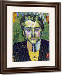 Jean Metzinger By Robert Delaunay Fine Art Print