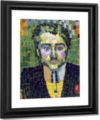 Jean Metzinger By Robert Delaunay Fine Art Print