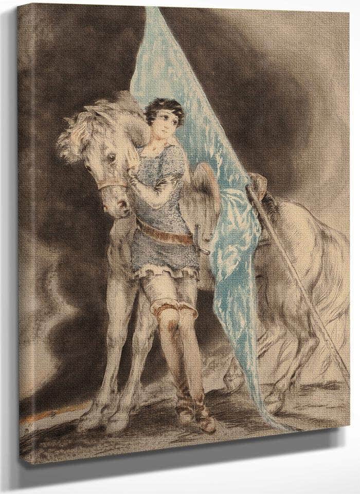 Jeanne D Arc By Louis Icart Fine Art Print