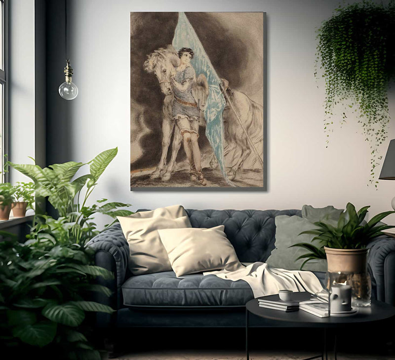 Jeanne D Arc By Louis Icart Fine Art Print
