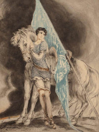 Jeanne D Arc By Louis Icart Fine Art Print