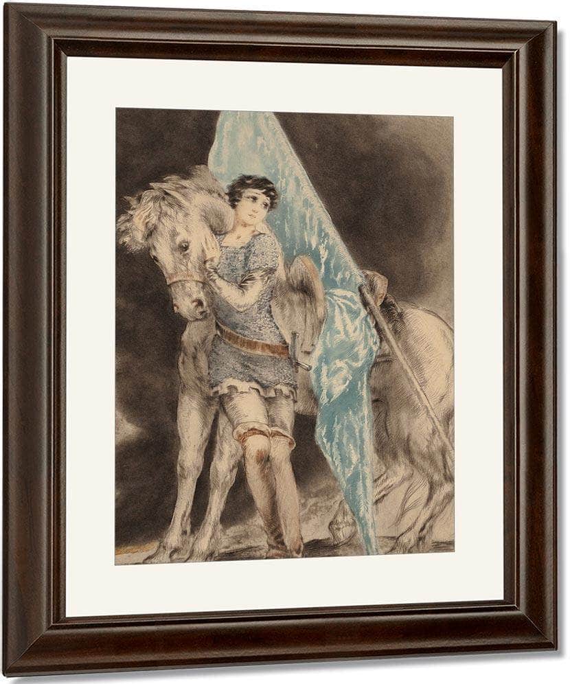 Jeanne D Arc By Louis Icart Fine Art Print