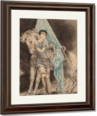 Jeanne D Arc By Louis Icart Fine Art Print
