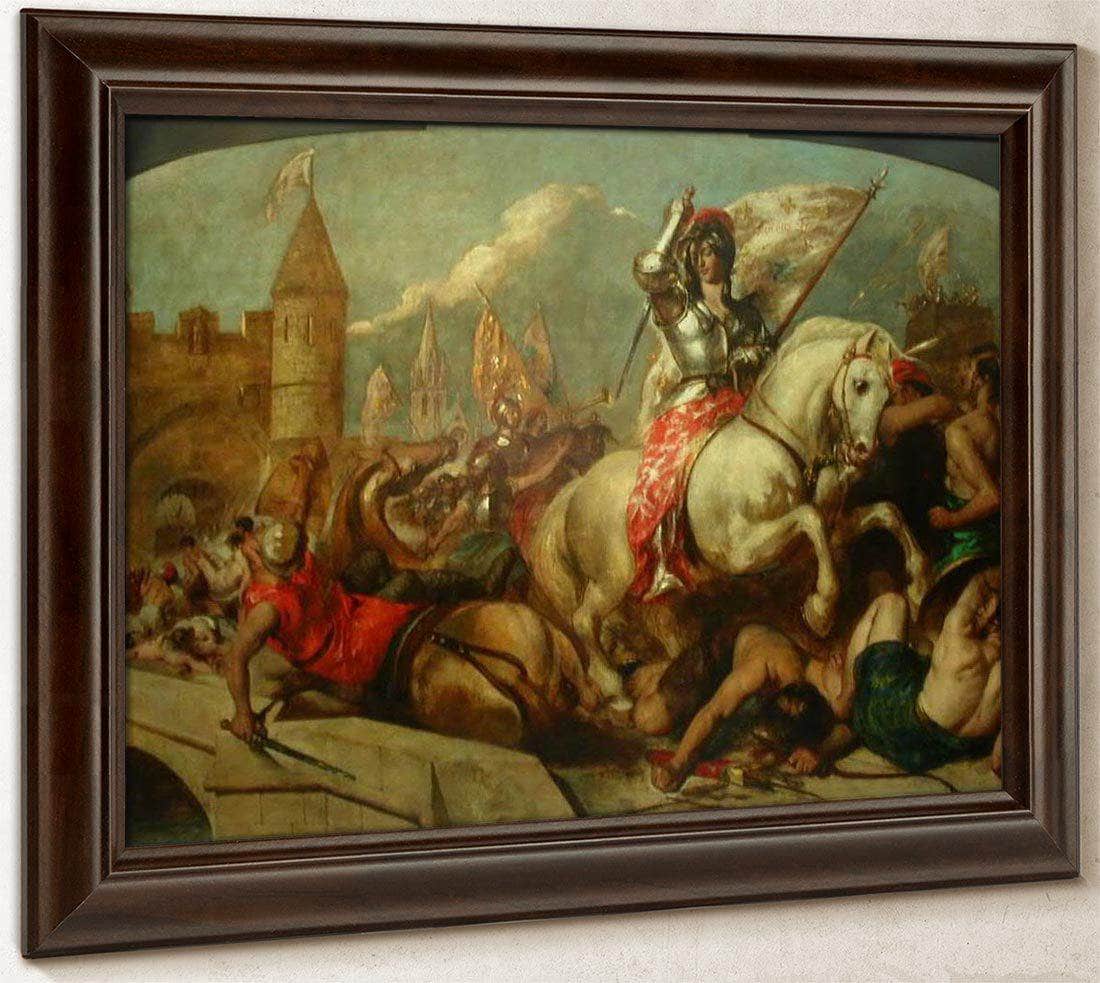 Jeanne D'arc Leaving Orleans By William Etty Fine Art Print
