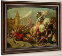 Jeanne D'arc Leaving Orleans By William Etty Fine Art Print