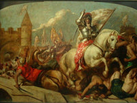 Jeanne D'arc Leaving Orleans By William Etty Fine Art Print