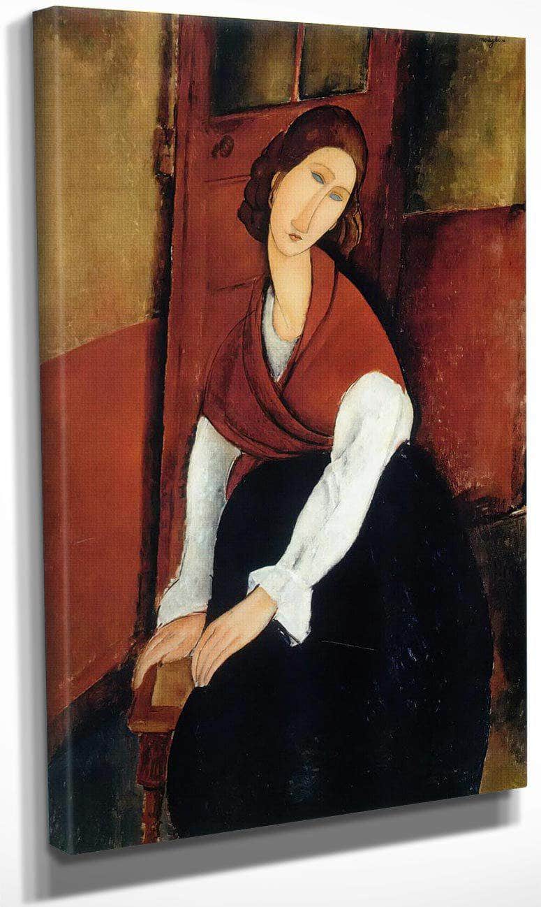 Jeanne Hebuterne 1919 By Amedeo Modigliani Fine Art Print