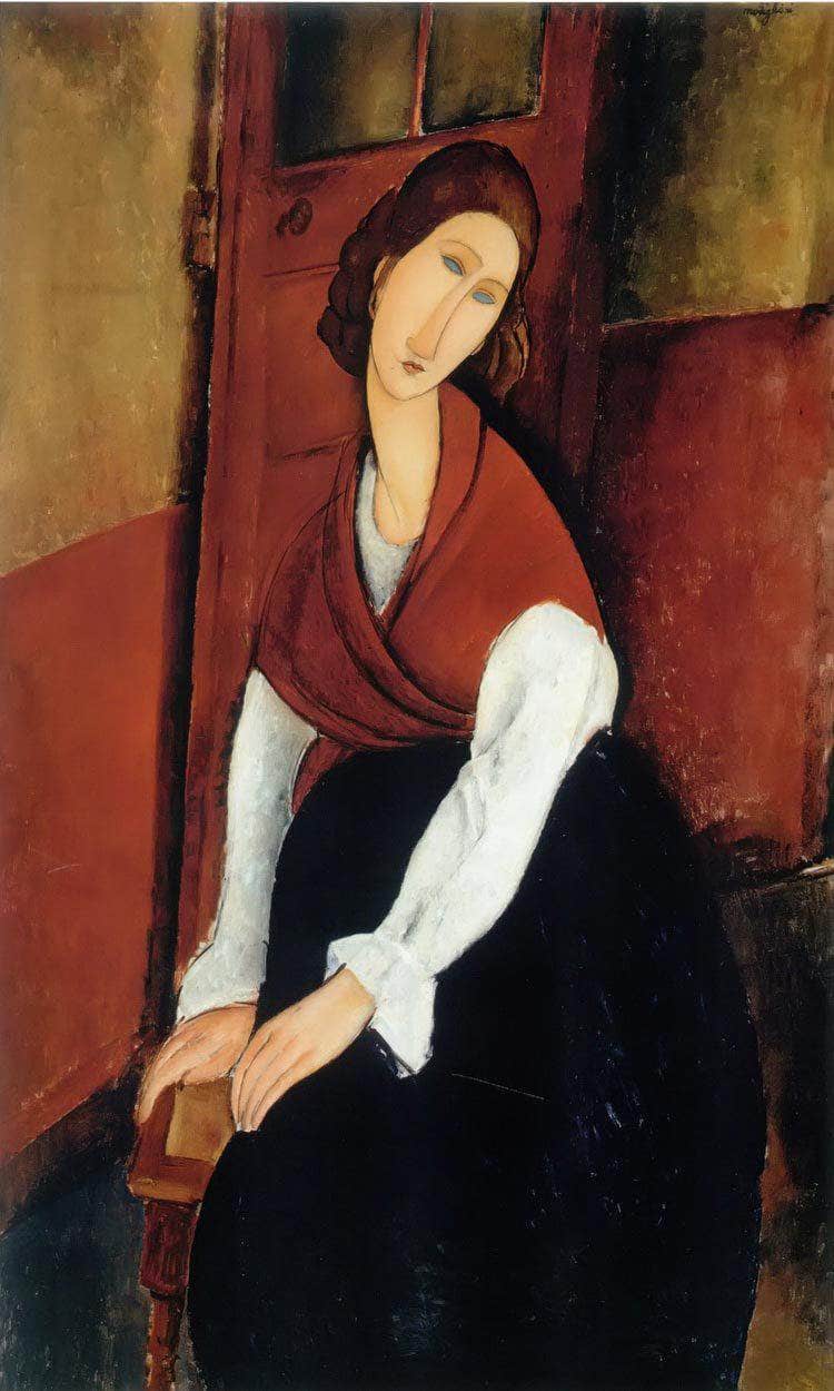 Jeanne Hebuterne 1919 By Amedeo Modigliani Fine Art Print