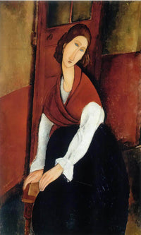 Jeanne Hebuterne 1919 By Amedeo Modigliani Fine Art Print