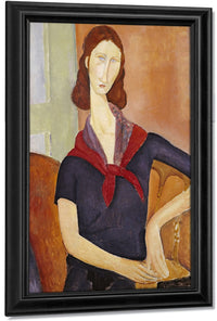 Jeanne Hebuterne (With A Scarf) By Amedeo Modigliani Fine Art Print