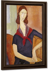 Jeanne Hebuterne (With A Scarf) By Amedeo Modigliani Fine Art Print