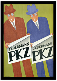Jedermann Pkz  Vintage Poster Fine Art Print