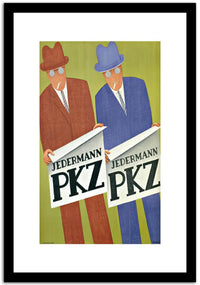 Jedermann Pkz  Vintage Poster Fine Art Print
