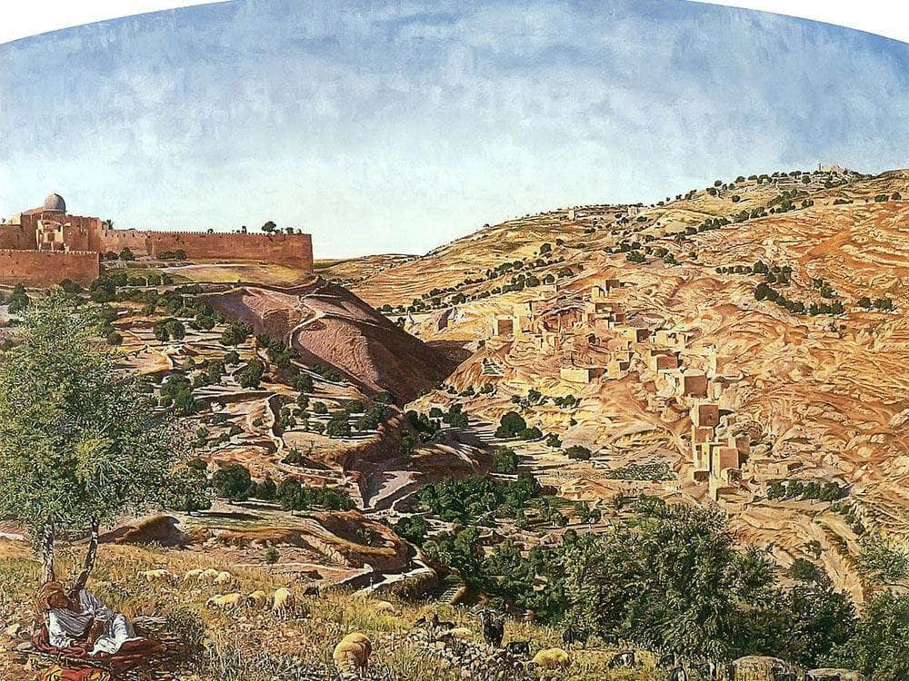 Jerusalem And The Valley Of Jehoshaphat By Thomas Seddon Fine Art Print