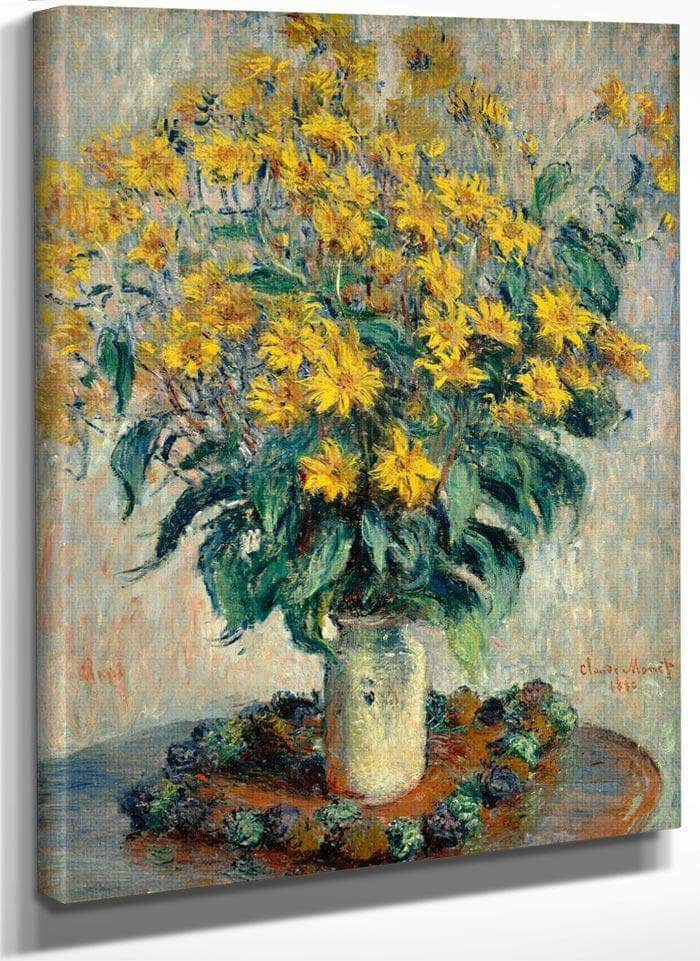 Jerusalem Artichoke By Monet Claude Fine Art Print