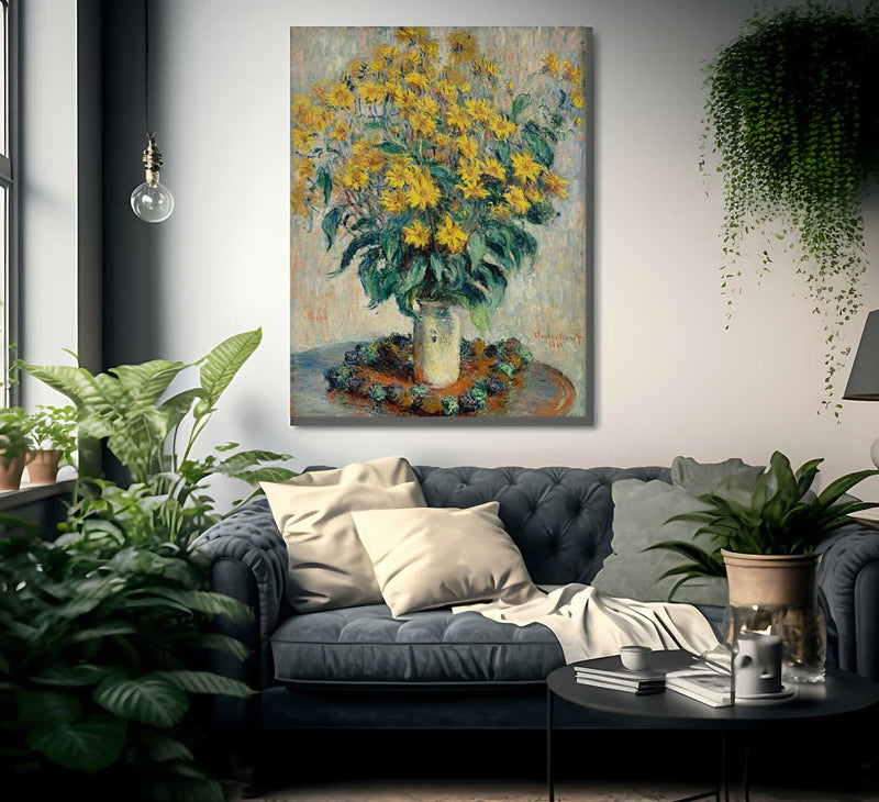 Jerusalem Artichoke By Monet Claude Fine Art Print
