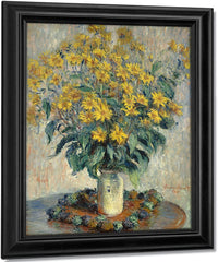 Jerusalem Artichoke Flowers By Claude Monet Fine Art Print