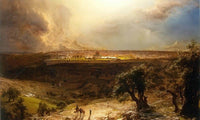 Jerusalem From The Mount Of Olives By Frederic Edwin Church Fine Art Print