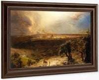 Jerusalem From The Mount Of Olives By Frederic Edwin Church Fine Art Print