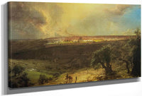 Jerusalem From The Mount Of Olives By Fredric Edwin Church Fine Art Print