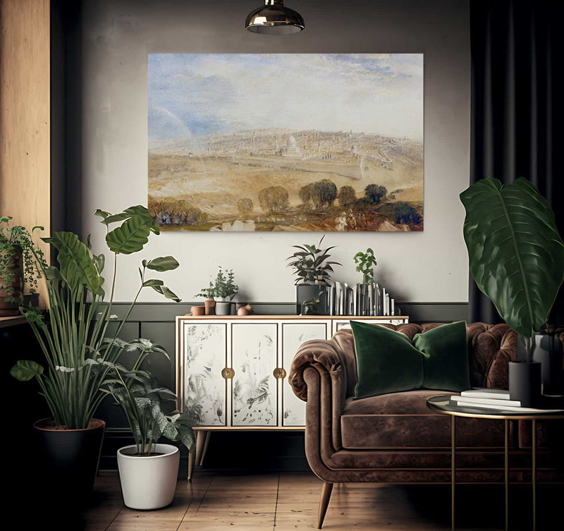 Jerusalem From The Mt. Of Olives By Joseph Mallord William Turner Fine Art Print