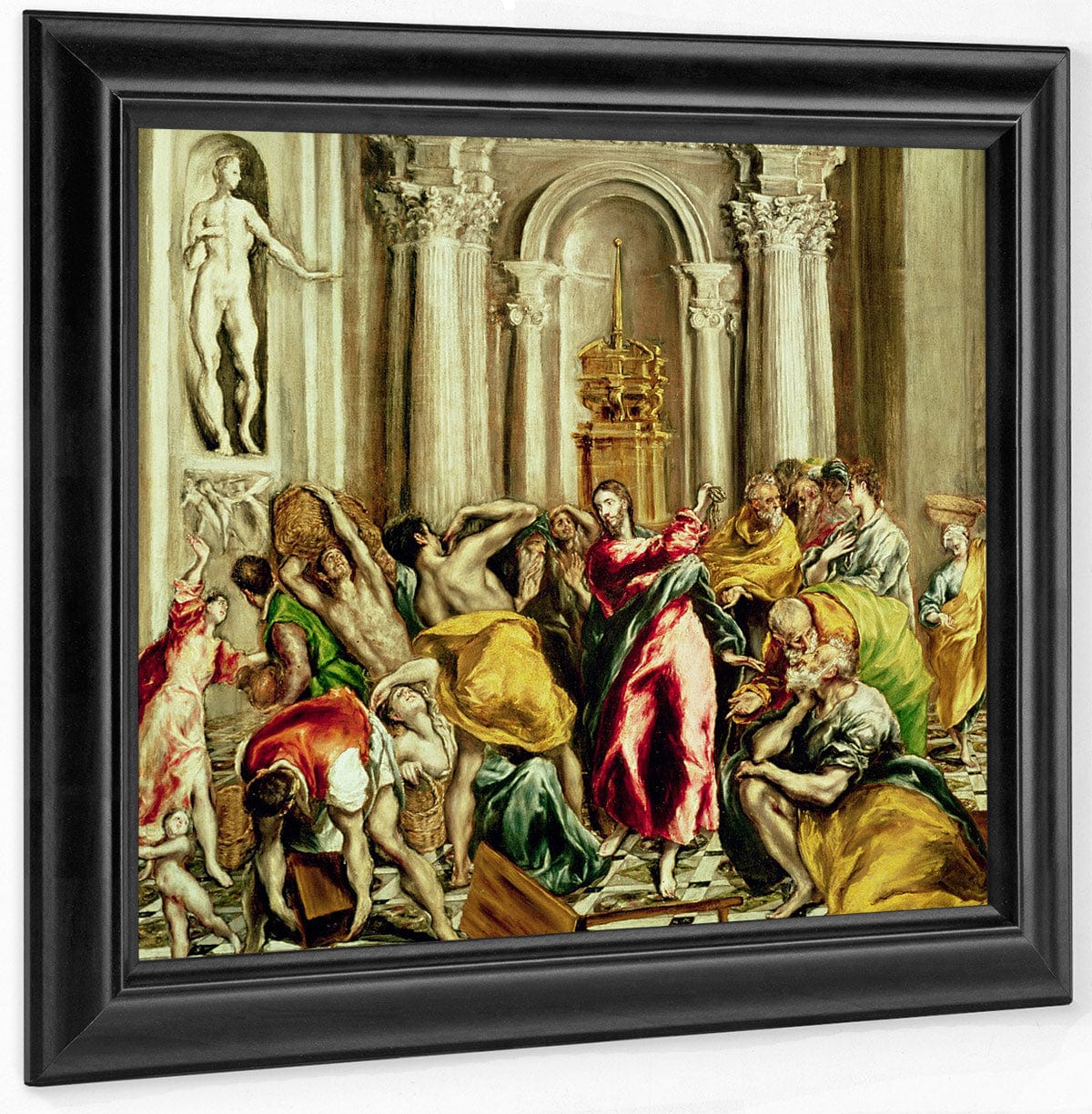 Jesus Driving The Merchants From The Temple By El Greco Fine Art Print
