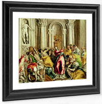 Jesus Driving The Merchants From The Temple By El Greco Fine Art Print