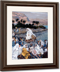 Jesus Preaching By The Seashore By James Tissot Fine Art Print