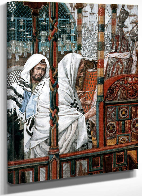 Jesus Teaching In The Synagogue By James Tissot Fine Art Print