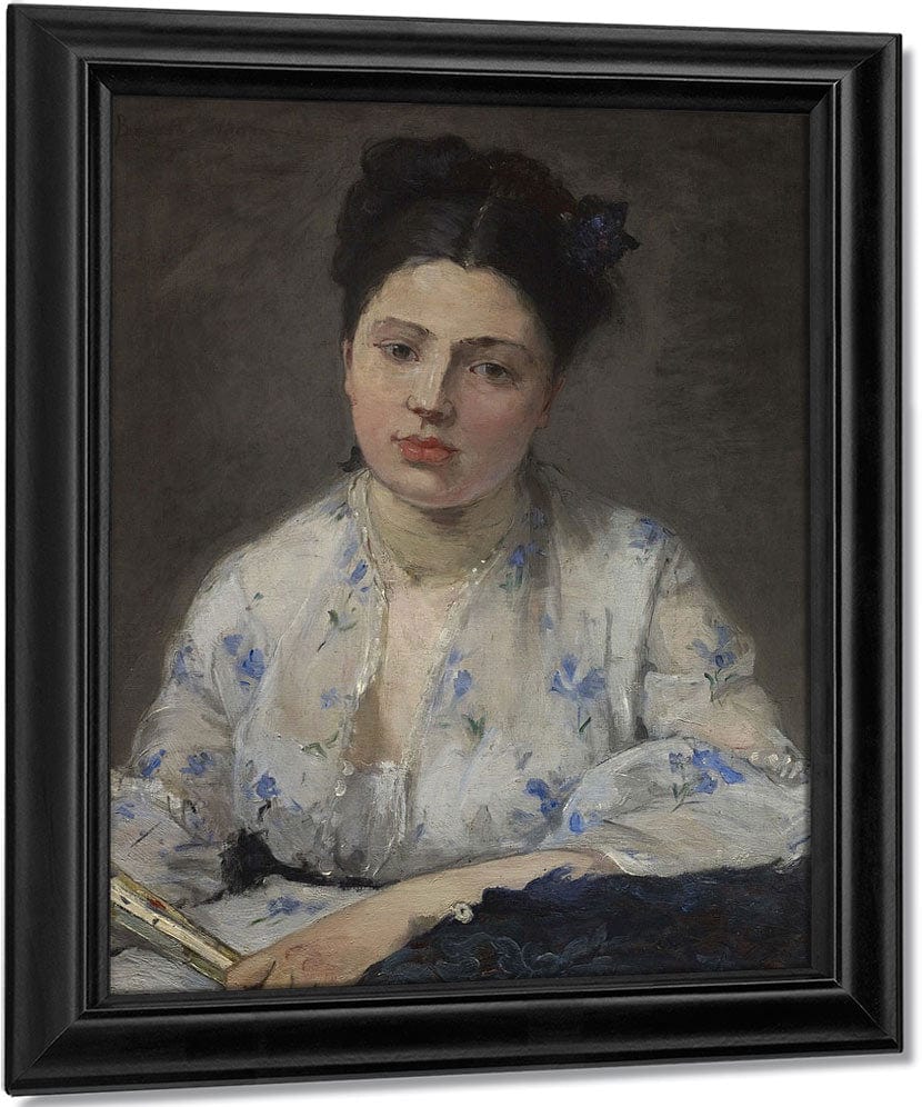 Jeune Femme By Berthe Morisot Fine Art Print