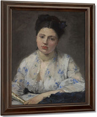 Jeune Femme By Berthe Morisot Fine Art Print