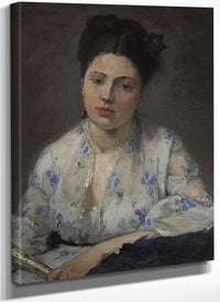 Jeune Femme By Berthe Morisot Fine Art Print