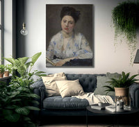 Jeune Femme By Berthe Morisot Fine Art Print