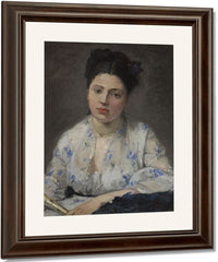 Jeune Femme By Berthe Morisot Fine Art Print