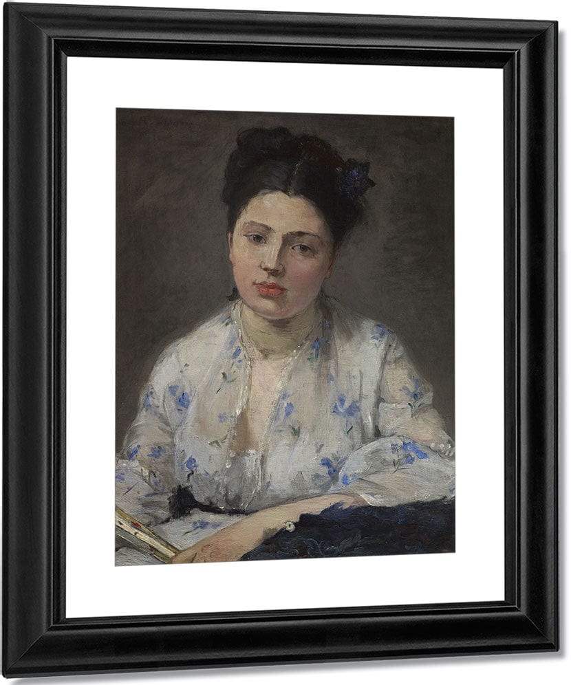 Jeune Femme By Berthe Morisot Fine Art Print