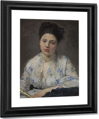Jeune Femme By Berthe Morisot Fine Art Print