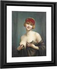 Jeune Femme En Deshabille By Francis Martin Kavel Fine Art Print