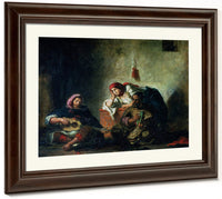 Jewish Musicians In Mogador By Ferdinand Victor Eugene Delacroix Fine Art Print