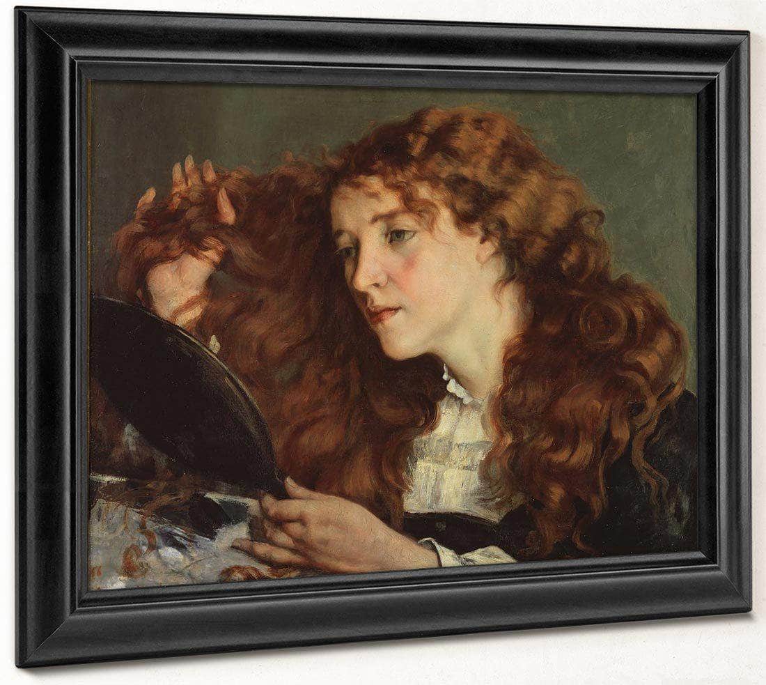 Jo The Beautiful Irish Girl By Gustave Courbet Fine Art Print