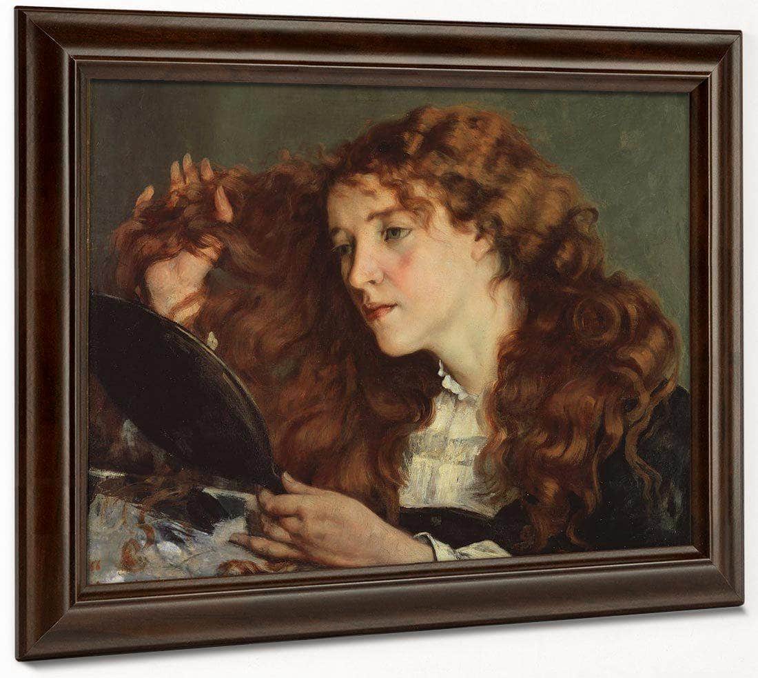 Jo The Beautiful Irish Girl By Gustave Courbet Fine Art Print