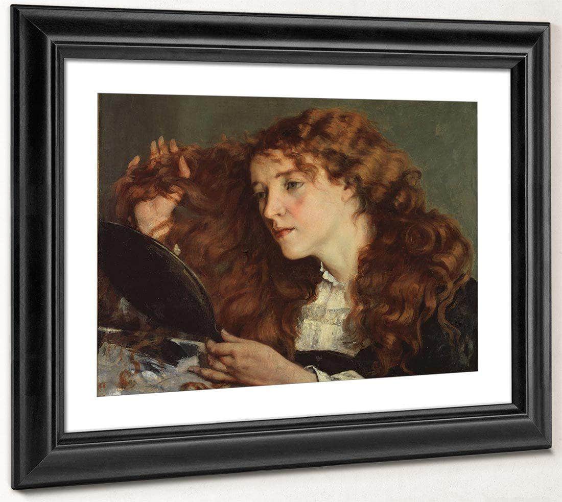 Jo The Beautiful Irish Girl By Gustave Courbet Fine Art Print