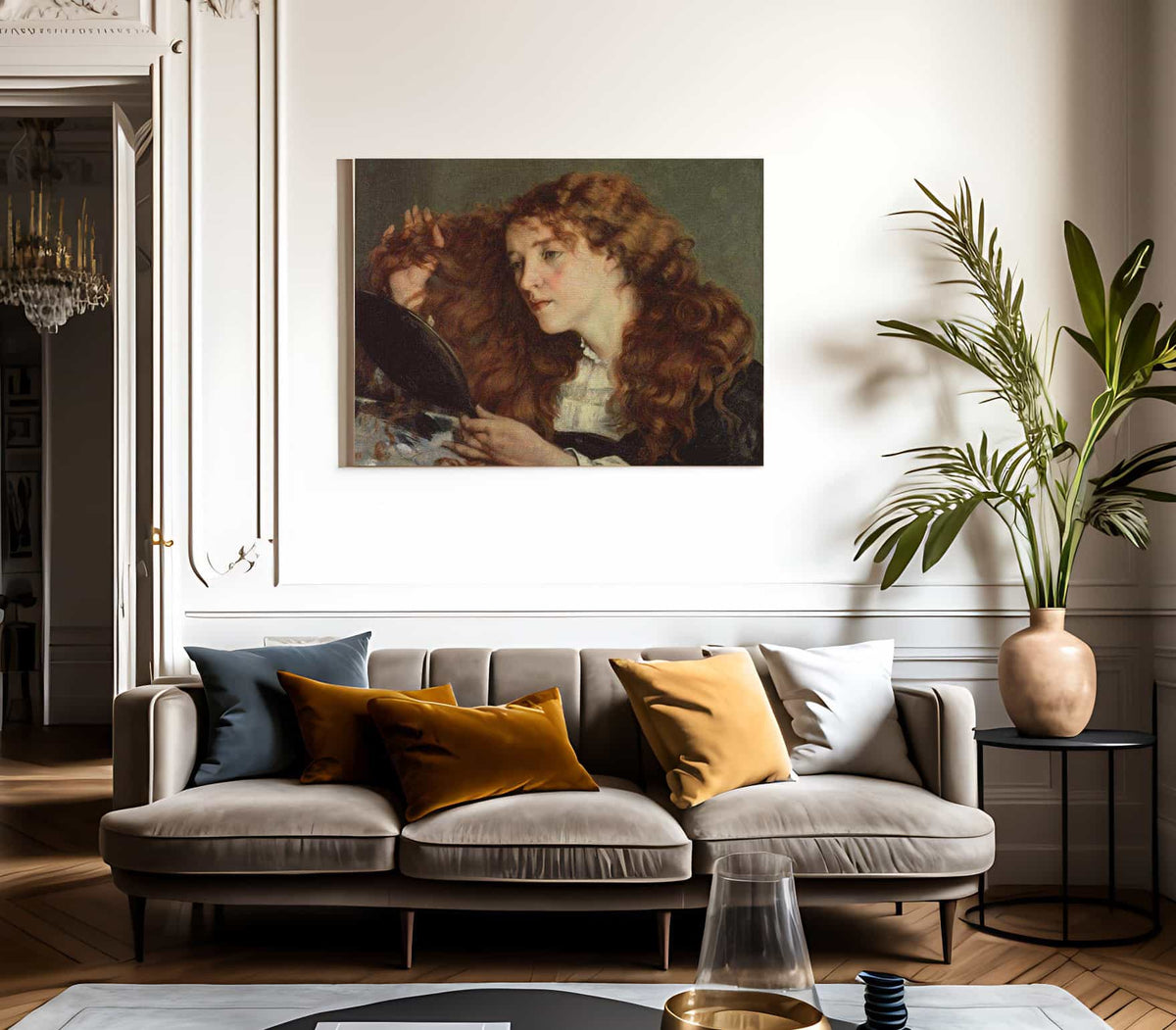 Jo The Beautiful Irish Girl By Gustave Courbet Fine Art Print