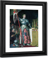 Joan Of Arc (1412 31) At The Coronation Of King Charles Vii (1403 61) 17Th July 1429 By Jean Auguste Dominique Ingres Fine Art Print